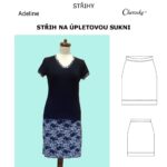 Střih na úpletovou sukni